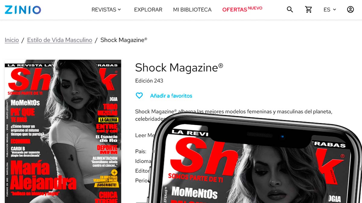 Shock Magazine® ya está en ZINIO: Damos el salto al mayor quiosco digital del mundo con nuestras ediciones 243, 244 y 245